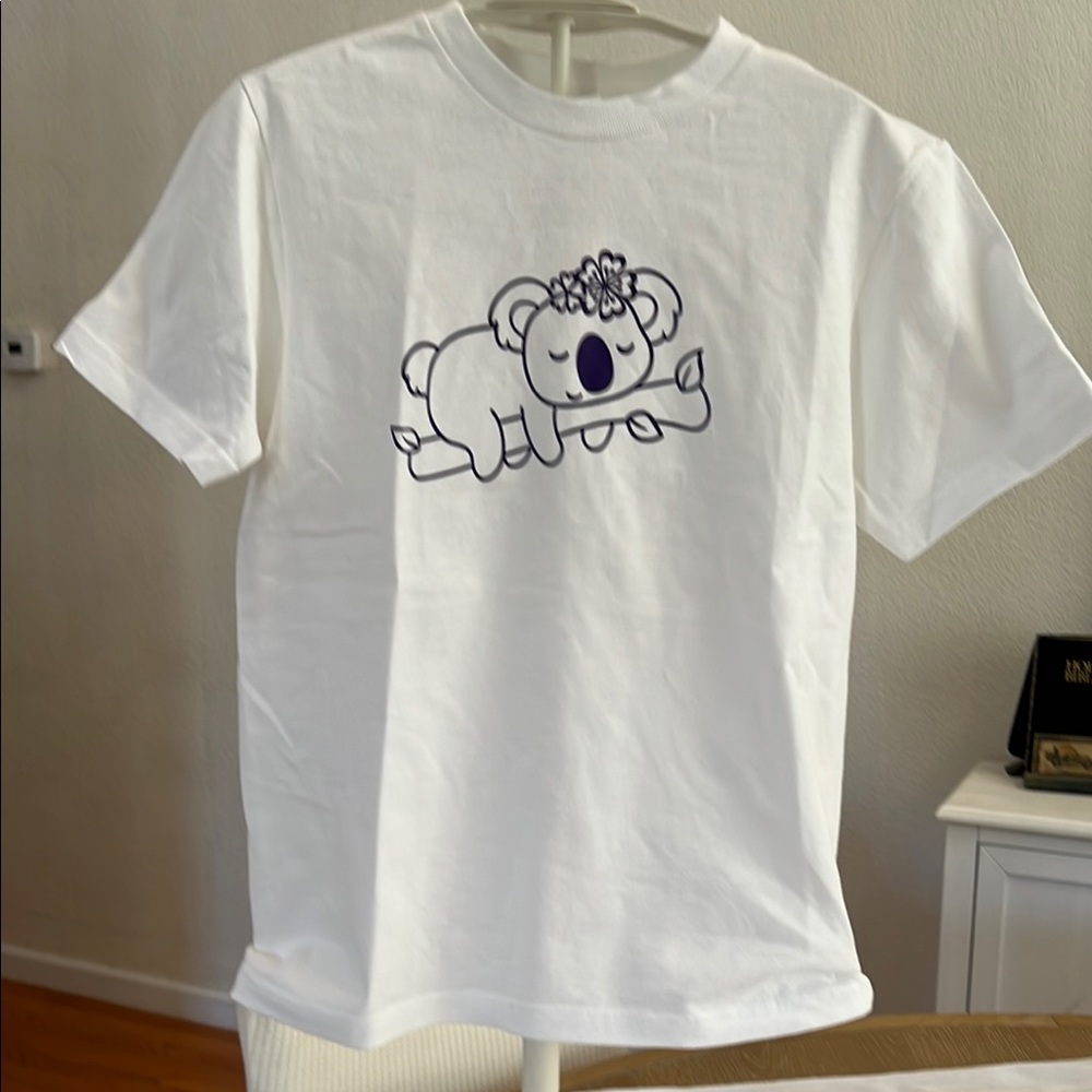 White Koala Graphic Kids T-Shirt